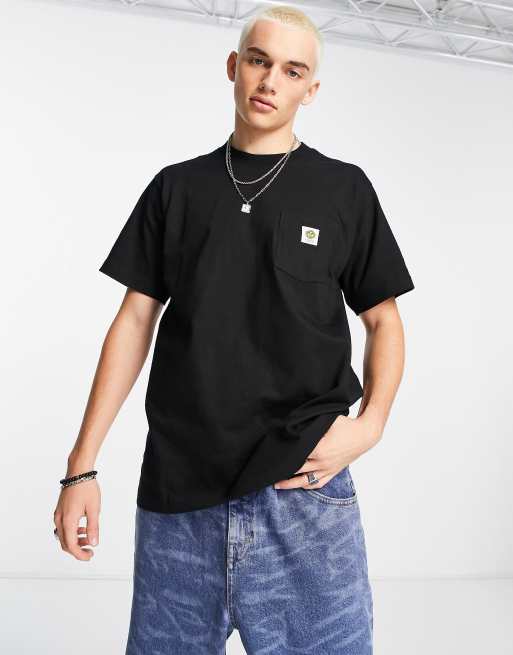 Obey - Beam - Sort T-shirt med lomme