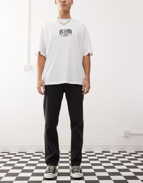 Obey – Bender – Bleksvarta jeans - view 1