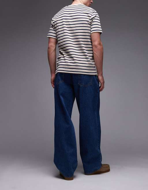 Obey – Bigwig – Niebieskie jeansy baggy, 2 z 5