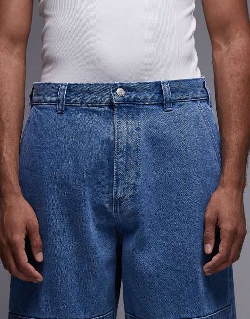 Obey – Bigwig – Niebieskie jeansy z dwoma szwami na kolanach, 4 z 5
