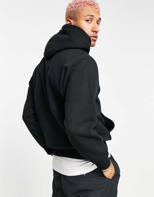 Obey black bar hoodie in black, 2 of 4