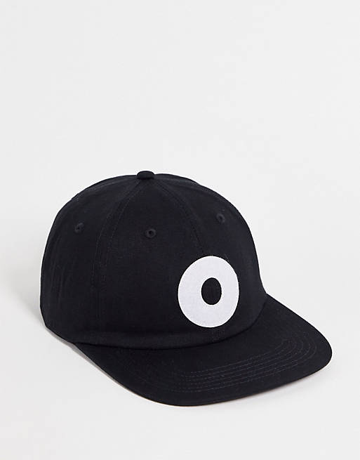  Caps & Hats/Obey block 6 panel cap in black 