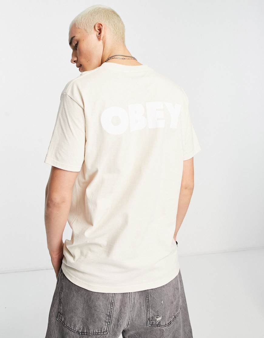 Obey - Bold 2 - T-Shirt Crema-Bianco