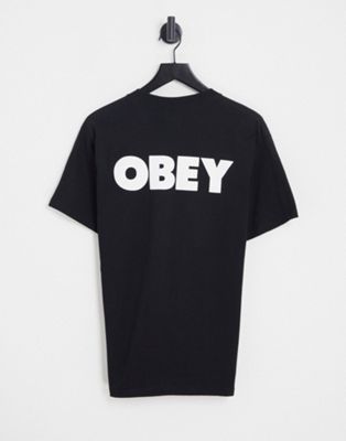 Obey bold 2 t-shirt in black