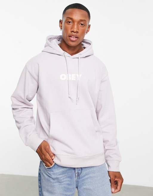 Gray obey outlet hoodie