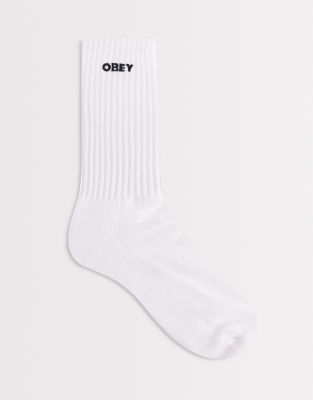 Obey - Bold - Socken in Weiß