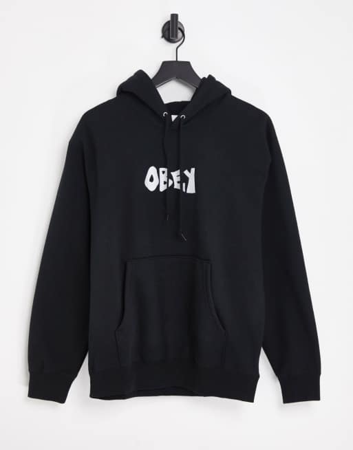Obey Bounce Sweat a capuche brode Noir