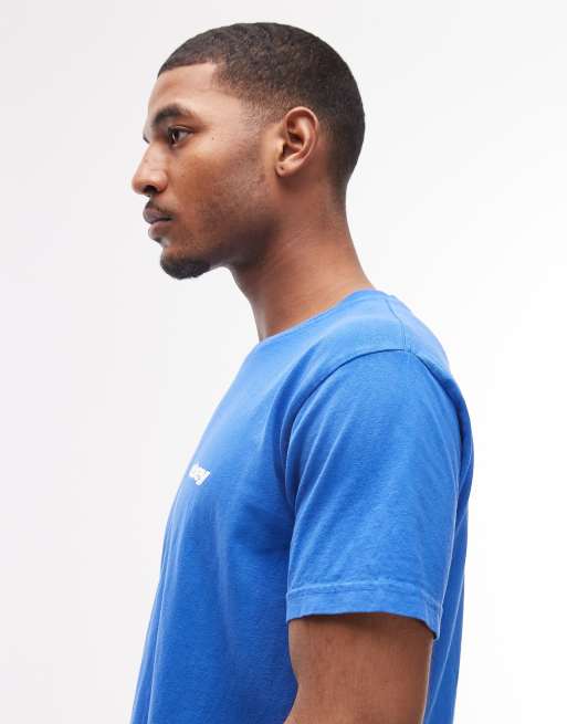 Obey – Bounce – T-Shirt in Blau mit Logo und Rückenprint, 4 von 5