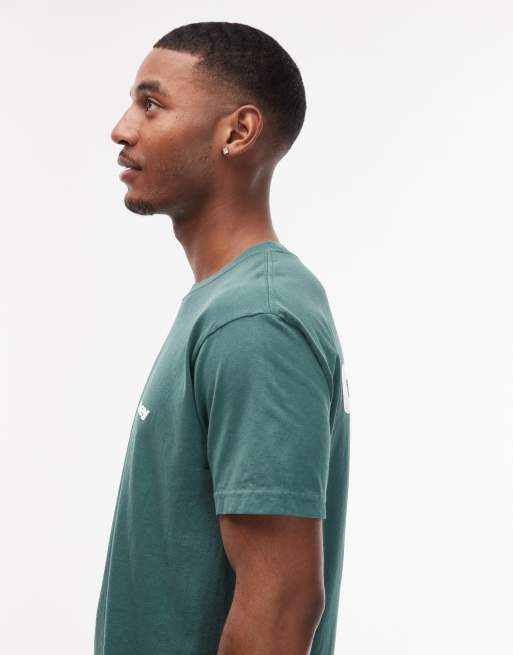 Obey bounce t-shirt in dark green, 4 of 5