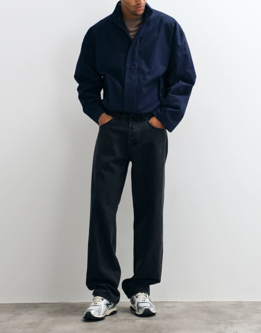 Obey boxcar straight-fit denim jeans in vervaagd zwart, 2 van 5