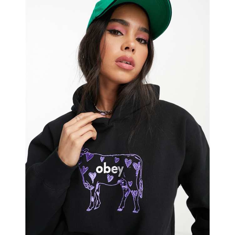 Obey shop logo hoodie