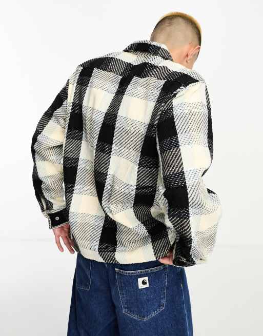 Off white plaid on sale jacket