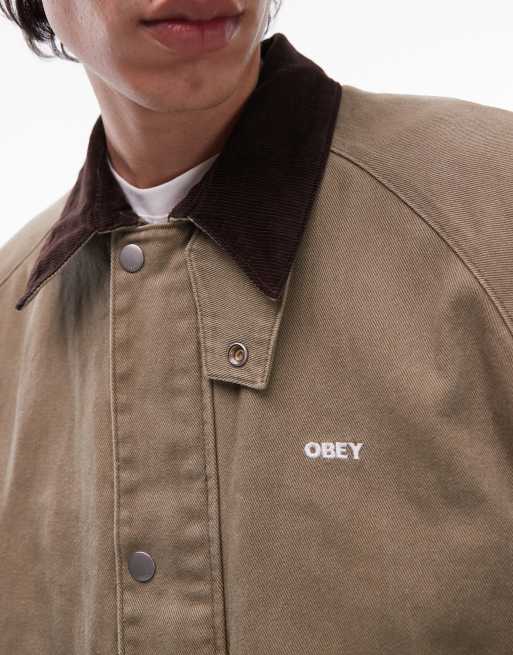 Obey – Caden – Ljusbrun arbetarjacka, 5 av 5