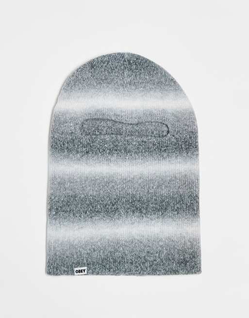 Obey – Cairo – Svart, randig balaclava