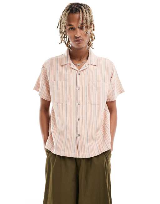 Obey - Camicia multicolore a righe
