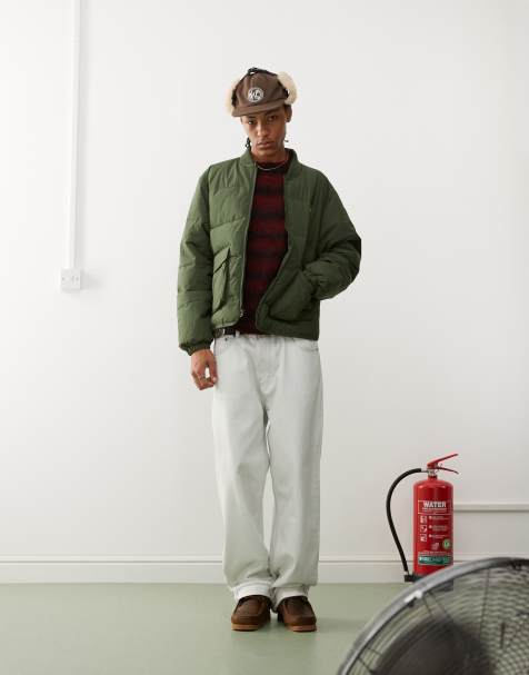 Obey – Charlie – Wattierte Jacke in Grün - view 1