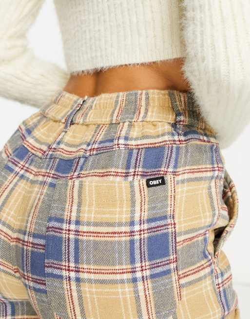 Obey hot sale plaid pants