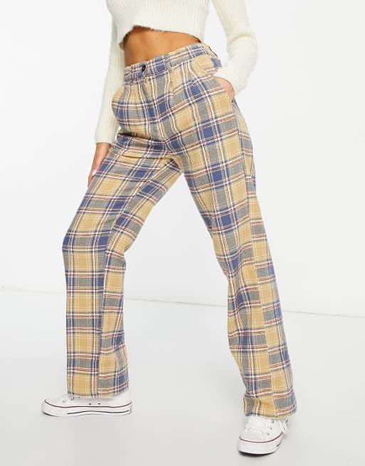 Obey plaid pants top