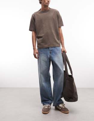 Obey Classic Baggy Vintage Jeans In Blue