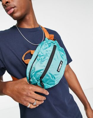 Obey commuters bumbag in blue