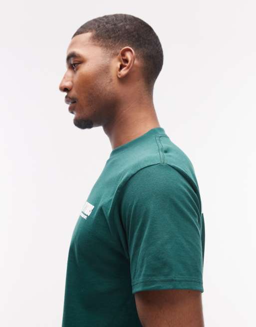 Obey creative services graphic t-shirt with back print in green, 4 of 5