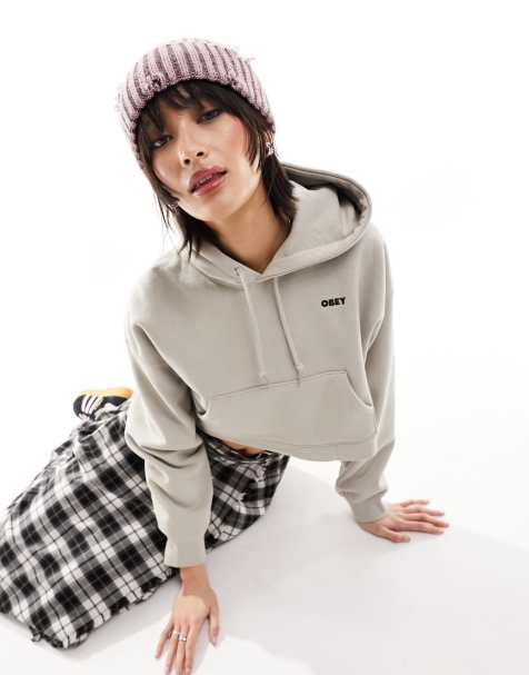 Cropped hoodie online dames