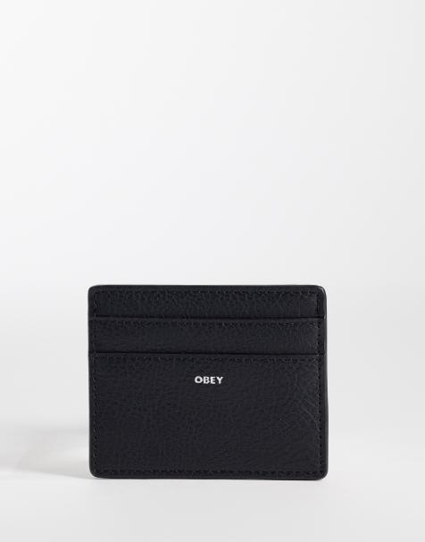 Obey – Czarny portfel na karty - view 1