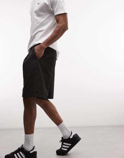 Obey - Dean - Pantaloncini a pieghe neri - view 1