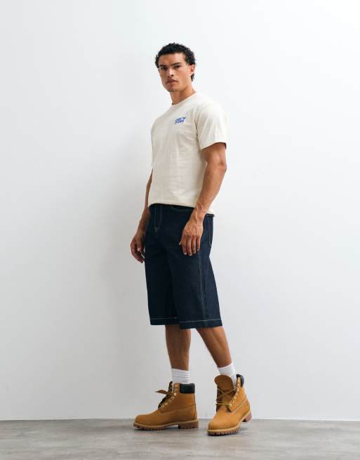 Obey design studios back graphic short sleeve t-shirt in cream, 3 of 5
