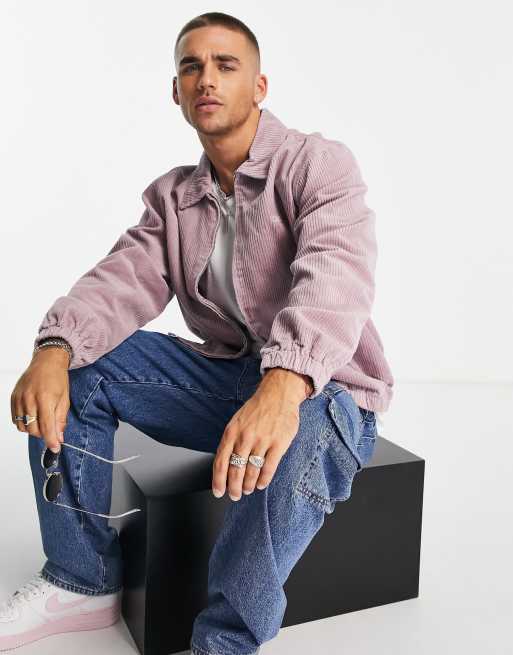 Obey - Dibbs - Giacca rosa in velluto a coste