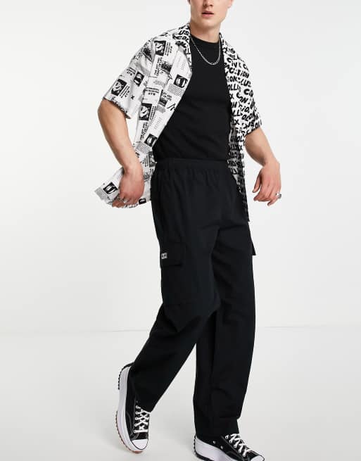 Obey easy big boy cargo pants in black