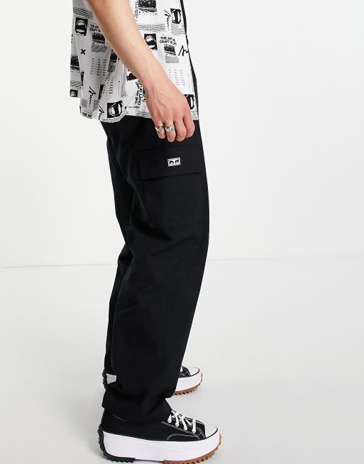 Obey easy big boy cargo pants in black