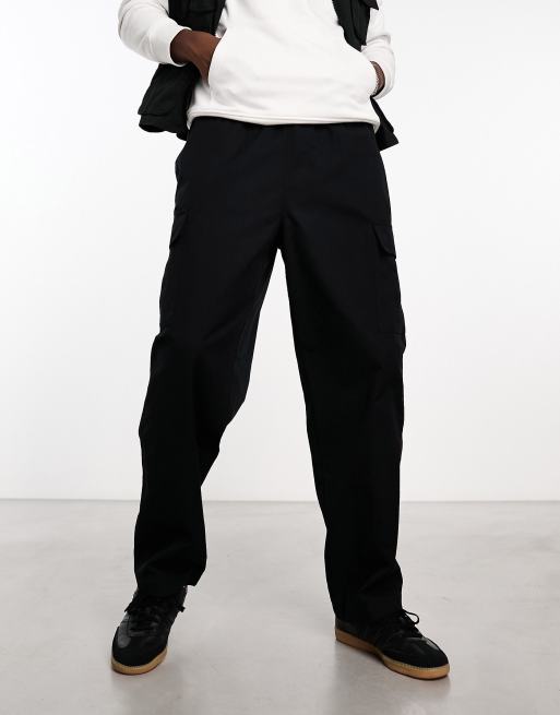 Obey – Easy – Cargo-Hose aus Ripstop in Schwarz