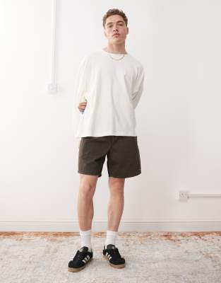 Obey Obey easy gravel trail short in rosin faded wash-Blue