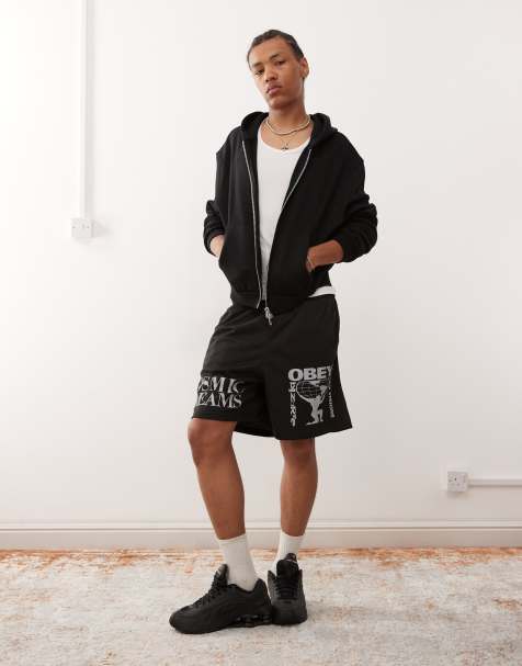Obey - Easy - Short en tulle à imprimé Cosmic Dreams - Noir - view 1