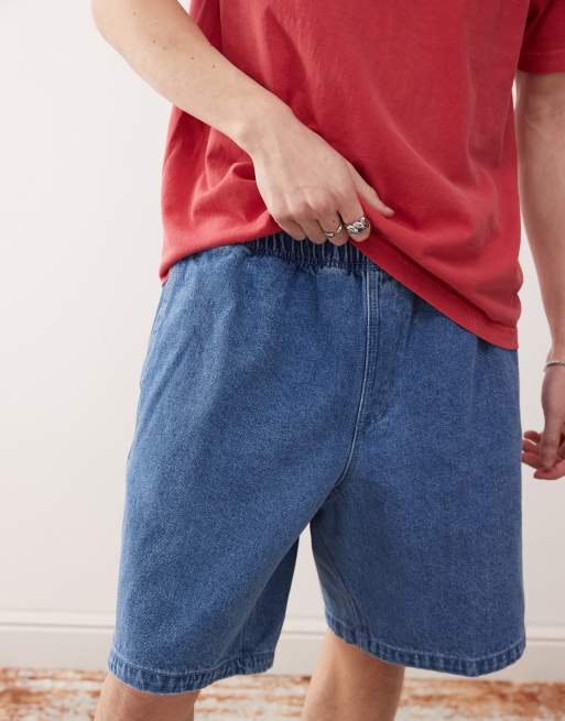 Obey – Easy – Szorty jeansowe w stylu carpenter w jasnym odcieniu indygo, 3 z 5