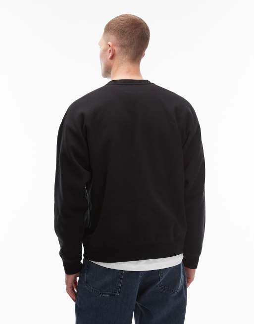 Obey established works bold sweatshirt in black, 3 of 5