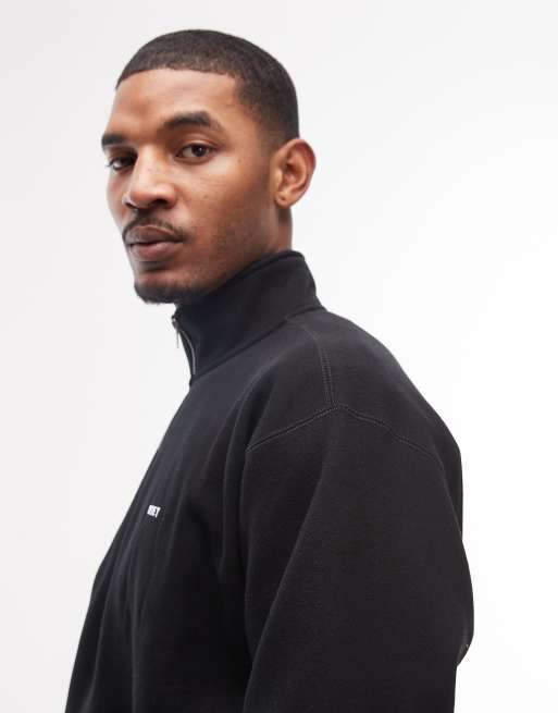 Obey - Established Works - Sweatshirt met kwartrits in zwart, 5 van 5