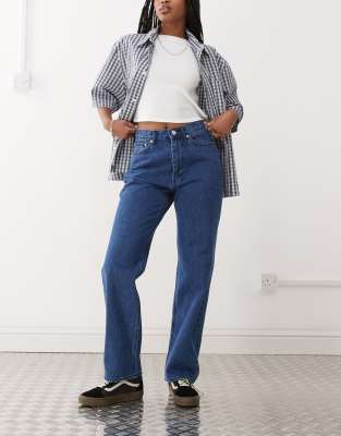 Obey - Everyday - Jeans mit schmalem Schnitt in dunkelblauer Waschung