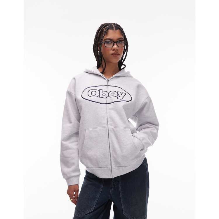 パーカー・フーディ IAB Studio x Obey Icon Extra Heavy Zip Hoodie Grey Heather OBEY x IAB STUDIO EXTRAHEAVY Zip Hoodie | eBay