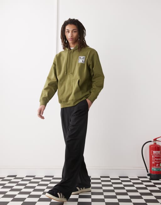 Obey - Eyes - {0} - Hoodie met icoonlogo in groen, 4 van 4