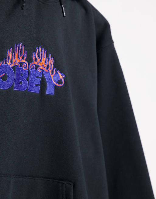 Obey 2025 flame hoodie