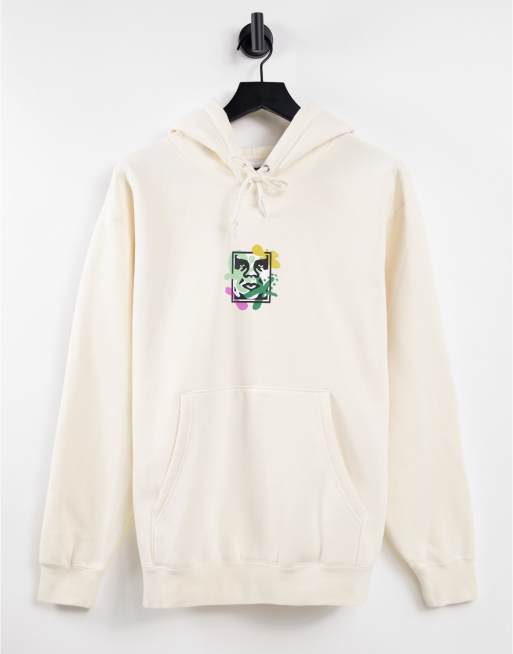 Obey - Flower Dance - Sweat à capuche - Blanc cassé