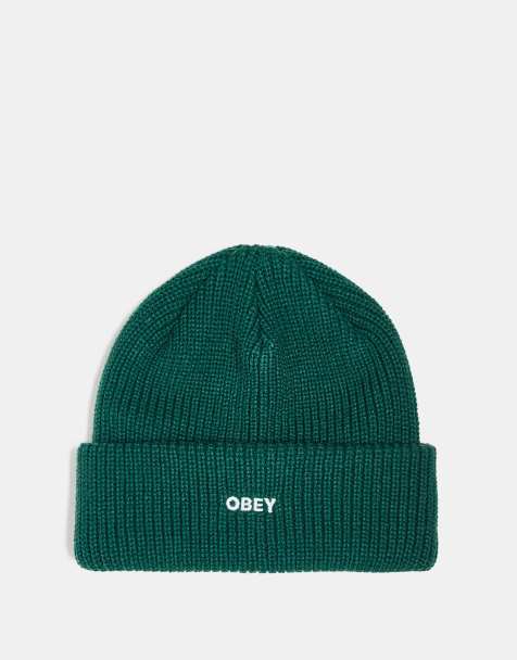 Obey – Future – Strickmütze in Grün - view 1