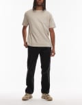 [Obey] Obey Hardwork carpenter straight leg denim jeans in black W38 BLACK