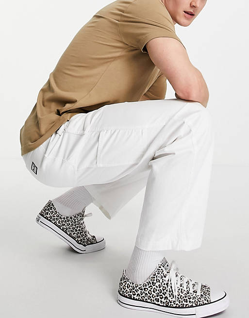  Obey hardwork carpenter trousers in white 