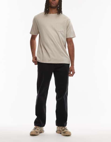 Obey – Hardwork – Gerade Carpenter-Jeans in Schwarz - view 1