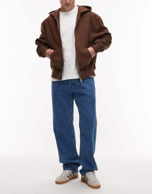 Obey - Hardwork - Jean - Bleu moyen délavé