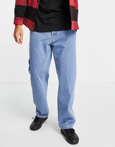 Obey - Hardwork - Jeans in blauwe wassing - view 1