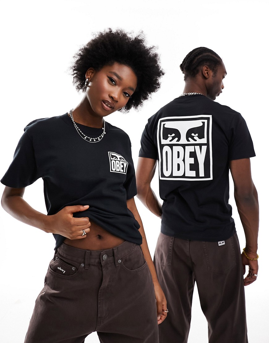 Obey icon eyes 2 unisex t-shirt in black